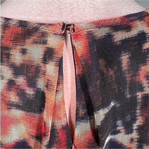 EUC London Times Watercolor Print Shift Dress - Picture 11 of 13